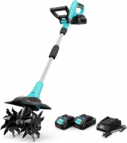 20v cordless garden tiller - 20v,