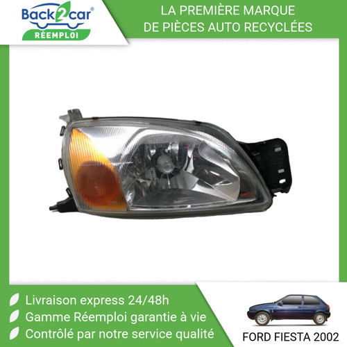 Phare droit ford fiesta - phare,