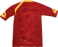 Maillot RC Lens 2009 2010 avec autographes de l'équipe, neuf avec etiquette