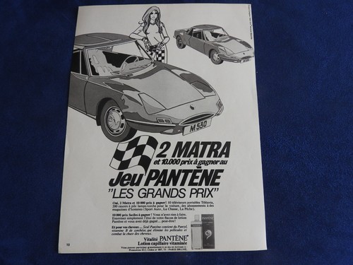 Publicité automobile matra - automobile,
