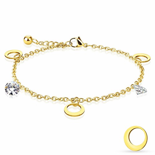 Bracelet chaine cheville - de,