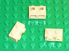 3 x LEGO Tan 1 x 2 with Studs on 1 Side ref 11211 / Set 75084 10240 75144 75059 