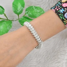 Bracelet Flexible En Diamant