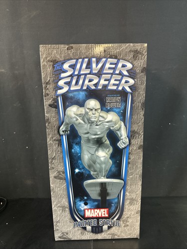 Bowen silver surfer statue - surfer,