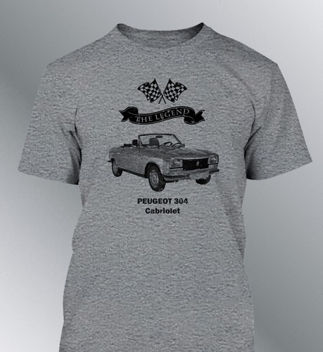 Tee shirt homme peugeot 304 - shirt,