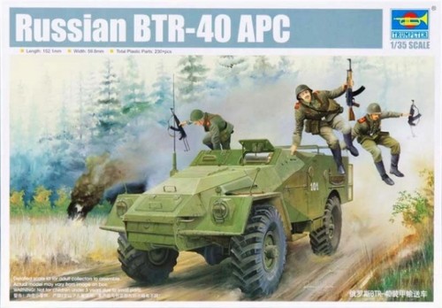Trumpeter russian btr 40 - 1/35,