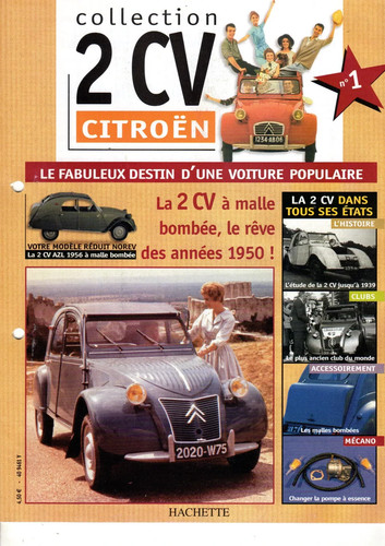 Fascicule citroën 2cv - citroËn, 1