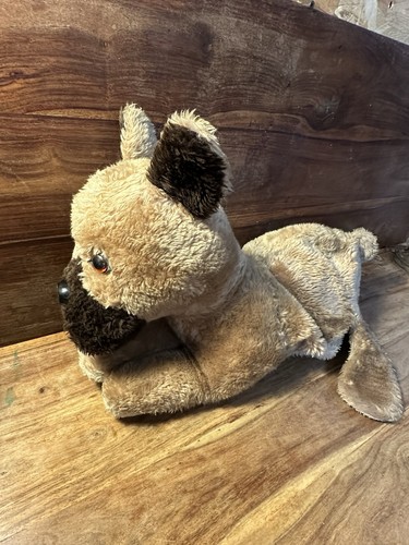 Chien vintage peluche range - chien,