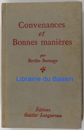 Convenances bonnes - convenances,