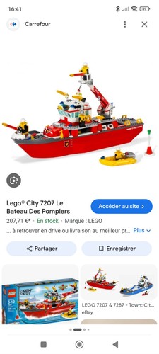 Lego city 7207 - lego, boat