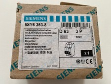 SIEMENS DISJONCTEUR 400V 6KA