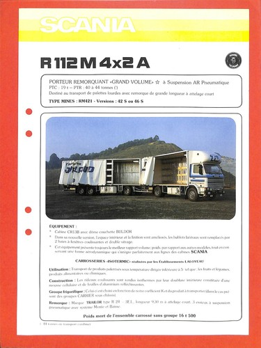 Scania trucks porteur - /, r