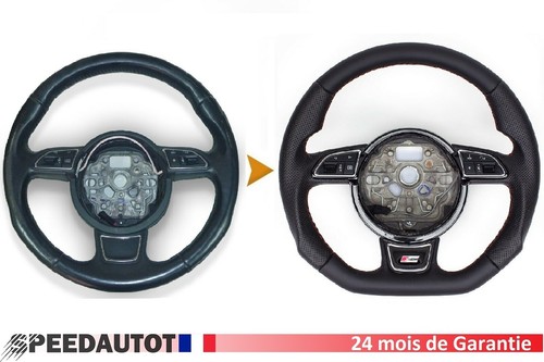 Mise point volant cuir - ,