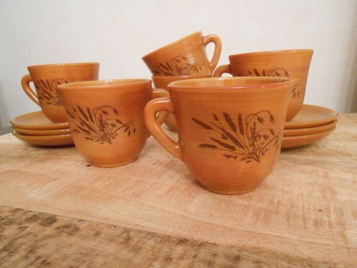 Grandes tasses arcopal marron - grandes,
