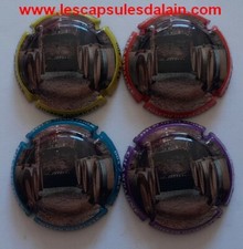 4 BELLES CAPSULES CHAMPAGNE JOSEPH DESRUETS CAVE REF N° 26d a  26g 500EX NEWS