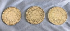 Lot 3 Pièces 10 Francs