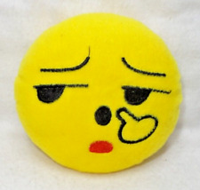 PELUCHE MINI EMOJI SMILEY EMOTICON TOUT DOUX JAUNE 10CM ENVIRON