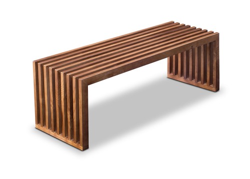Banquette bois massif - en,