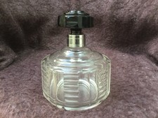 CARAFE FLACON CRISTAL TCHÉCOSLOVAQUIE ART DÉCO