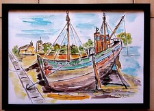 AQUARELLE MARINE BASSIN