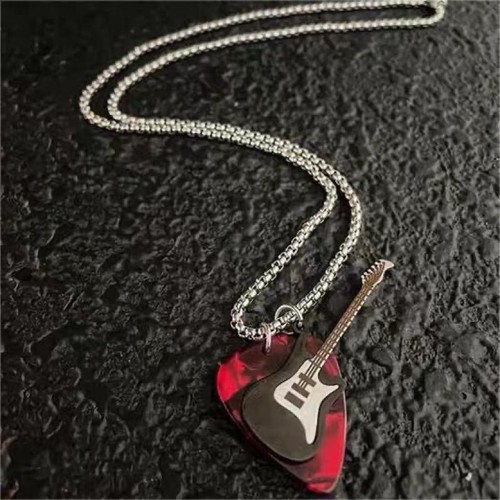 Collier pendentif guitare