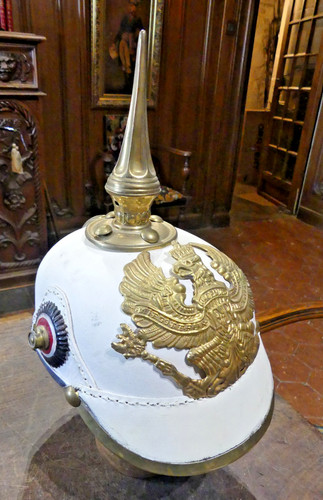Casque pointe prussien - a,