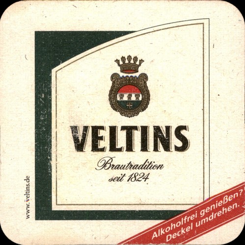 Beer mat veltins - beer, is