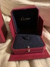 GROS ÉCRIN CARTIER PRÉSENTATION BIJOU 8,5/8,5/7cm Avec Sur Boîte Neuf !