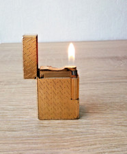 Briquet S.T. Dupont en argent plaqué Or 20µ années 60 