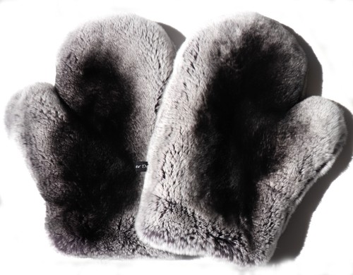 Gants fourrure paire - en, rex
