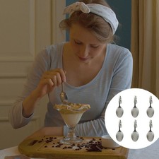 6 Pcs Cuillère En Acier