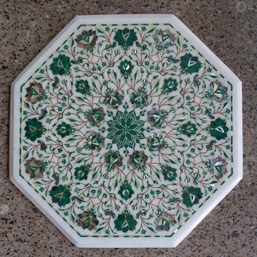Marble table top - table, floral