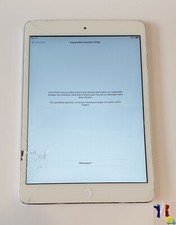 Pour Pièces, Bloqué iCloud et Ecran Cassé - Apple iPad Mini A1432 16 Go Argent