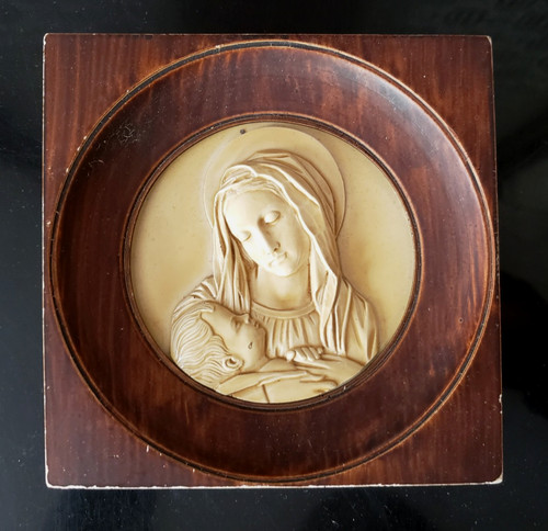 Vierge enfant miniature - à, l'enfant