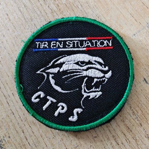 écusson brodé rond ctps - Écusson, «