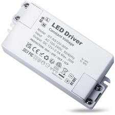 Transformateur LED 12V 30W, 220V à 2.5A, Alimentation Basse Tension AC/DC, 