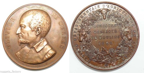 Médaille cuivre olivier - en,