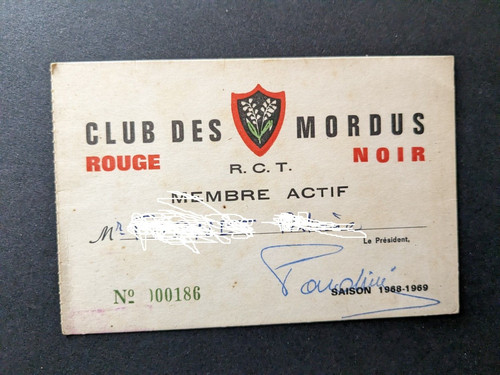 Carte invitation sport rugby - sport,