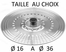 COUVERCLE CASSEROLE POELE IBLI PERFORE INOX de ø 16 a 36  CM USTENSILE CUISINE