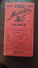Guide rouge MICHELIN année 1963