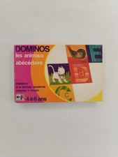 Dominos Les Animaux Abécédaire Ceji Jeux De Société Jeu Domino Ancien Vintage