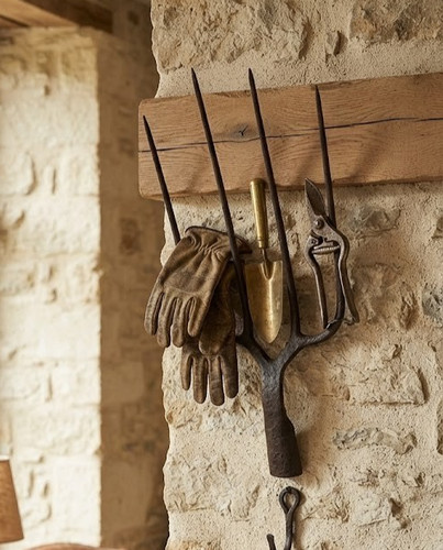Ancienne fourche agricole - ancienne, 4