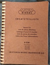 RARE *** CATALOGUE MWM Diesel