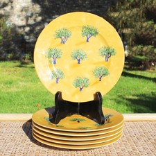 Set de 6 assiettes à dessert Guy Degrenne modèle Oulivéiro ø 20 cm