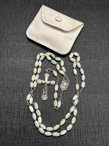 Chapelet ancien argent - , massif
