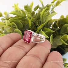 Bague Solitaire En Argent