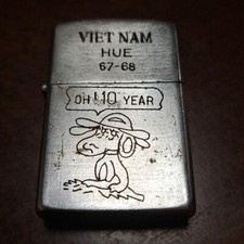 1967 vietnam zippo SNOOPY