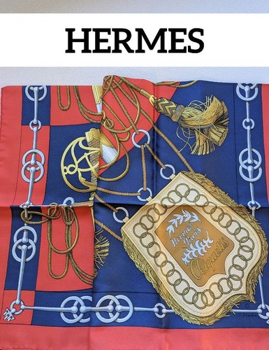 écharpe soie hermes carre - Écharpe,