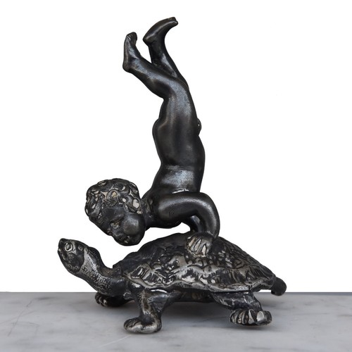 Bronze enfant acrobate - à, l'enfant