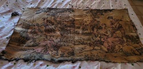 Rare ancienne tapisserie - tapisserie, du